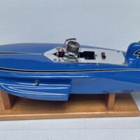 Spectacular 1950's Gas Powered Tether Boat