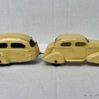 Yellow Wyandotte Sedan and Trailer Set