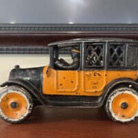 Arcade Cast Iron Yellow Cab Bank