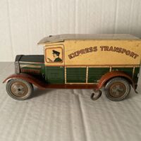 Wells Clockwork Tin Express Transport Truck