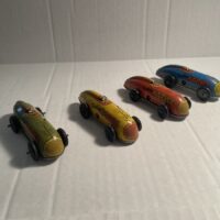 Compete Set Of Automatic Toy Company Captain Marvel racers